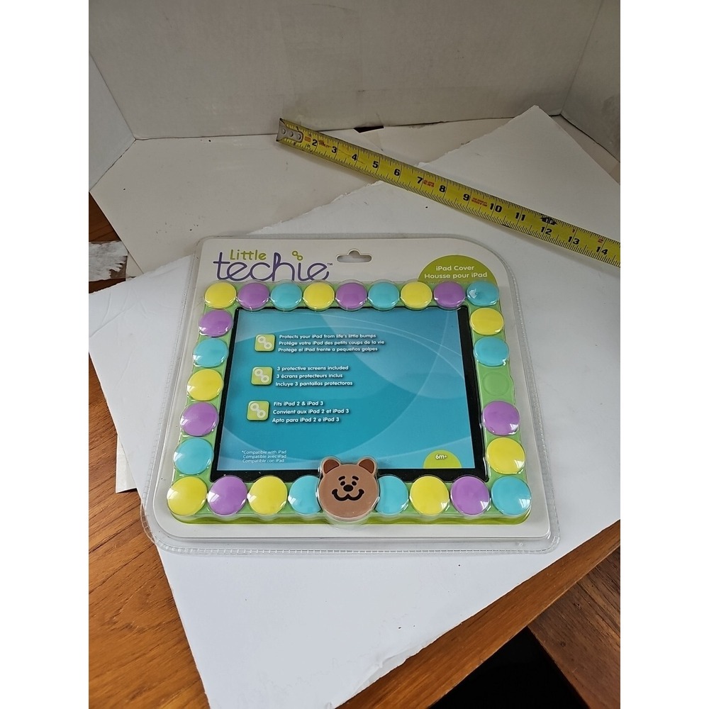 BRAND NEW! COLORFUL Childproof IPAD COVER LITTLE TECHIE FITS iPad 2 & iPad 3